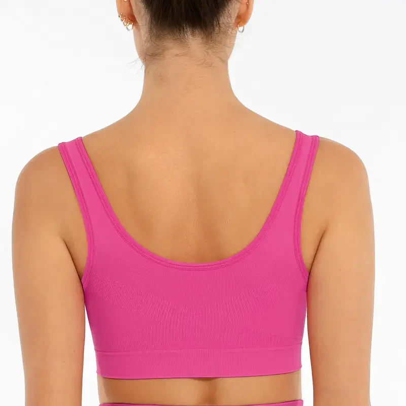 Wide Shoulder Strap Wireless T-Shirt Bra - Image 3