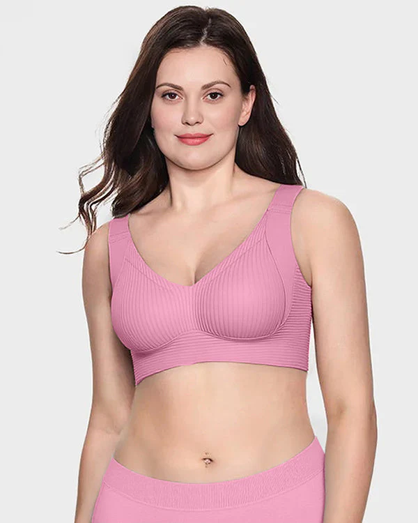 ️Women's Ribbed Push Up Adjustable Wireless Bra - Image 14