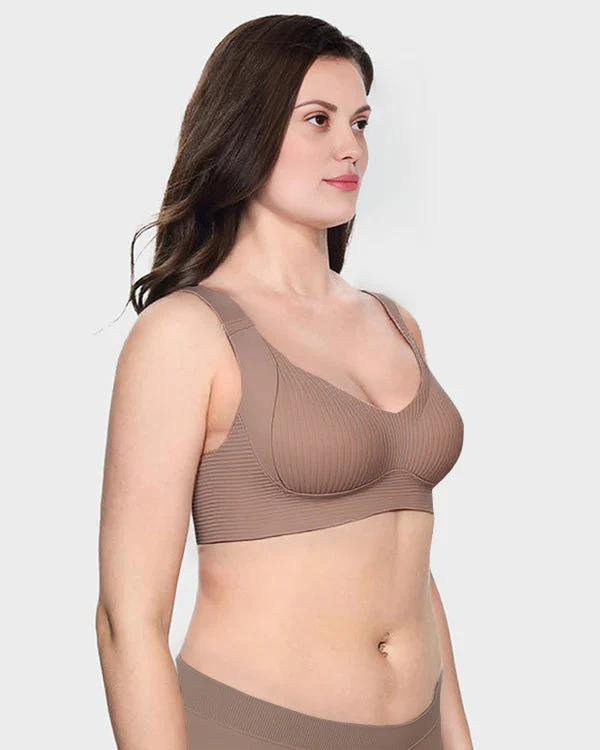 ️Women's Ribbed Push Up Adjustable Wireless Bra - Image 5