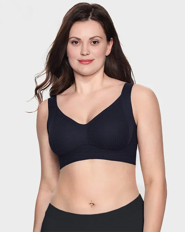 ️Women's Ribbed Push Up Adjustable Wireless Bra - Image 8