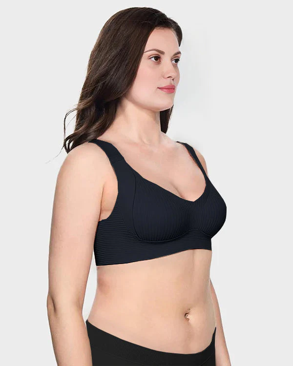 ️Women's Ribbed Push Up Adjustable Wireless Bra - Image 9