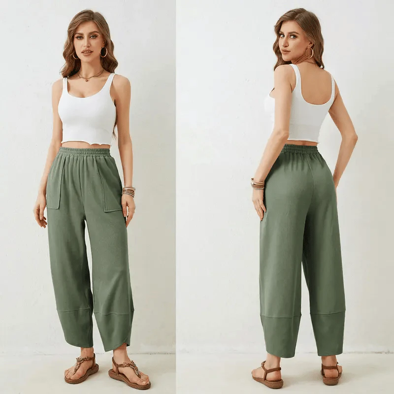 Women's Loose Wide Leg Casual Pants - Image 13