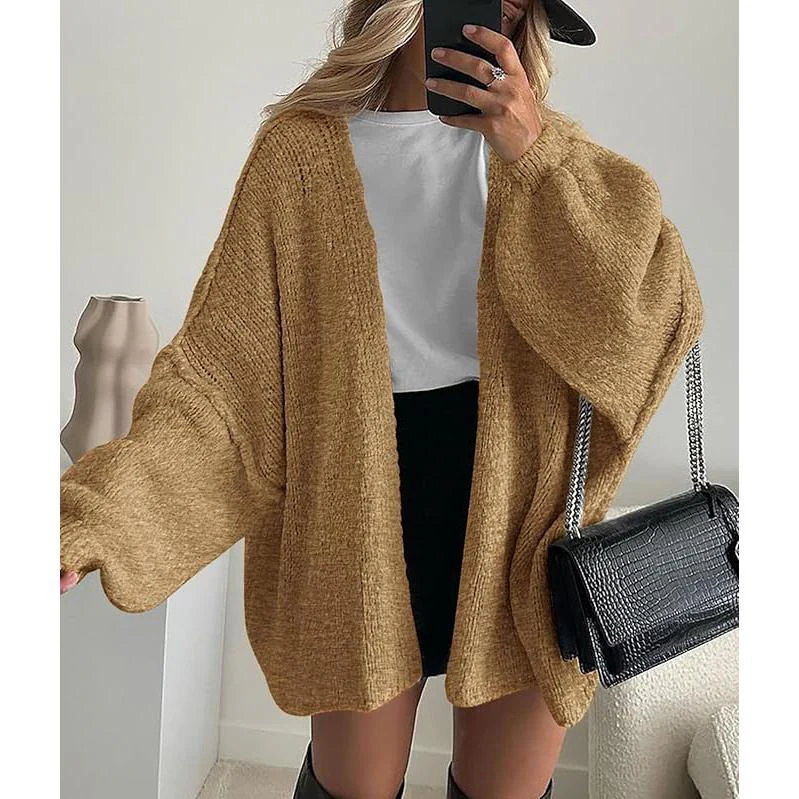 Women's Oversized Cardigan Sweater - Image 2